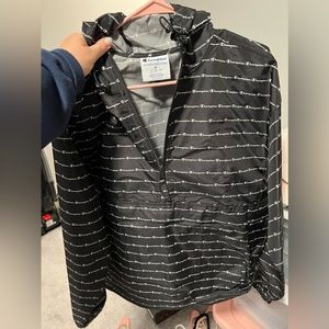 Champion pull over rain hoodie